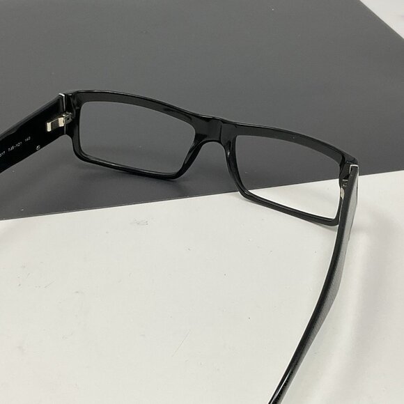 Prada VPR 20H 7JS 1O1 Sunglasses Eyeglasses Black Snakeskin Pattern Rectangular main image 6